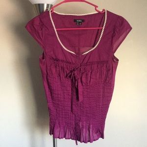 Purple blouse